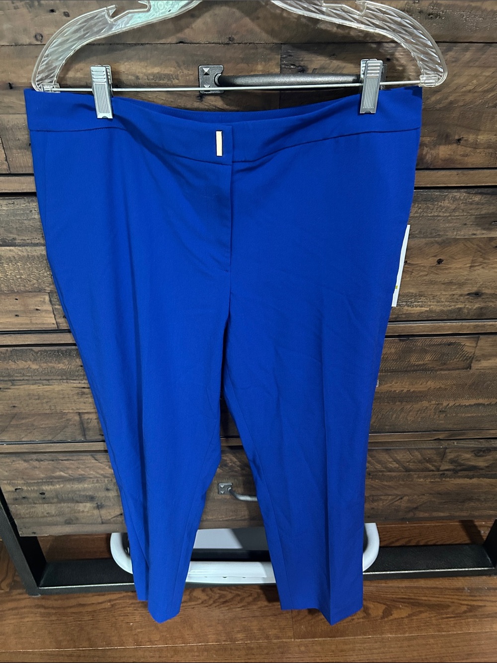 Calvin Klein Electric Blue Suit Pants. 14P. Work wear. Minimalist. New with tags